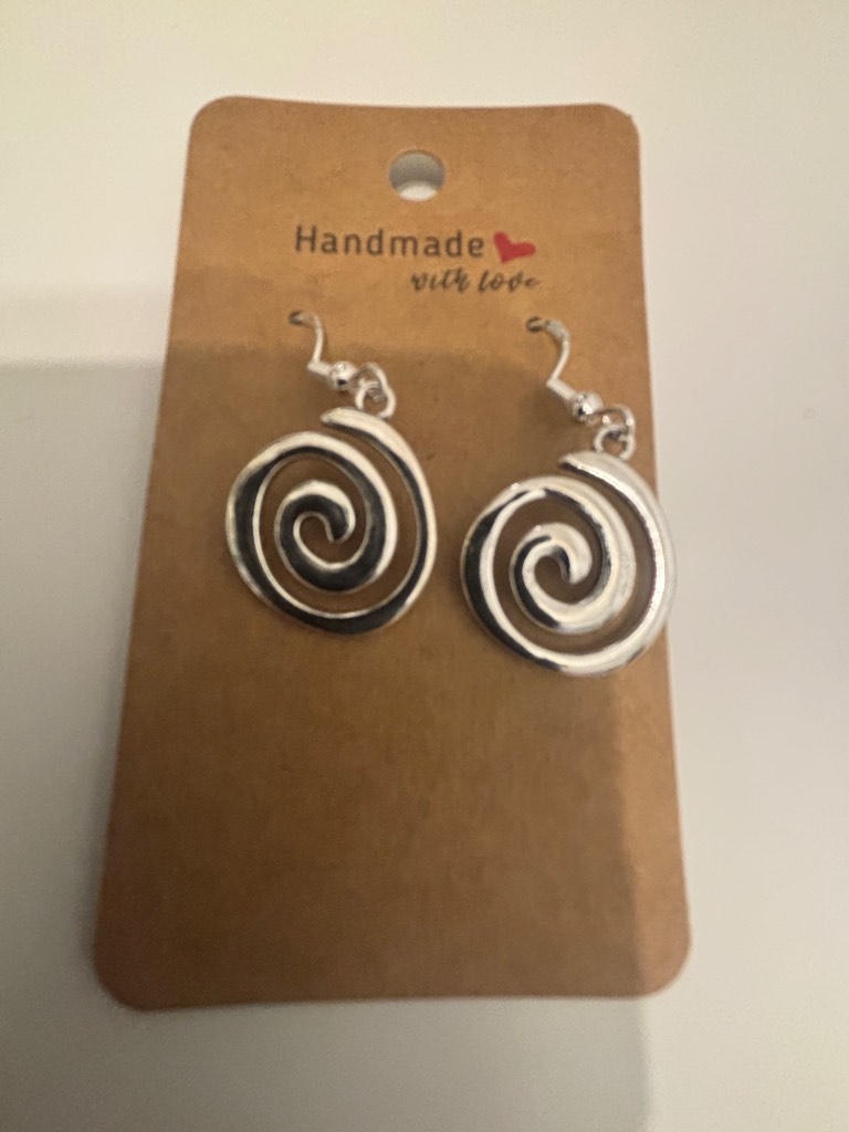 Sterling Silver Earrings - Swirls - Brand New & Sealed!!