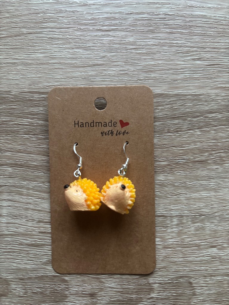 Sterling Silver Earrings - Hedgehogs - Brand New & Sealed!!