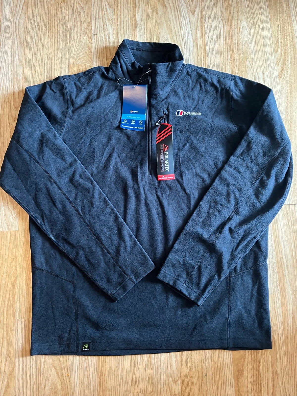 Berghaus prism half zip 1/4 fleeced jacket
