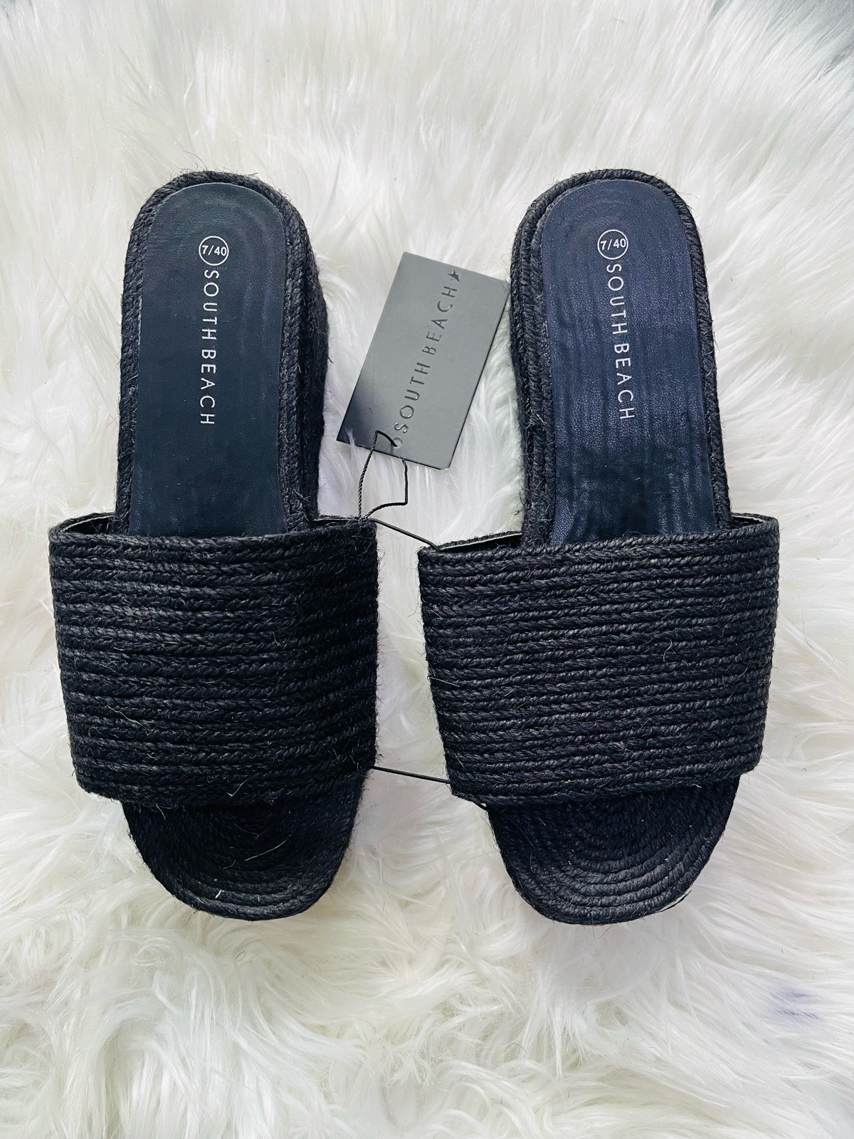 South Beach platform espadrilles UK 7