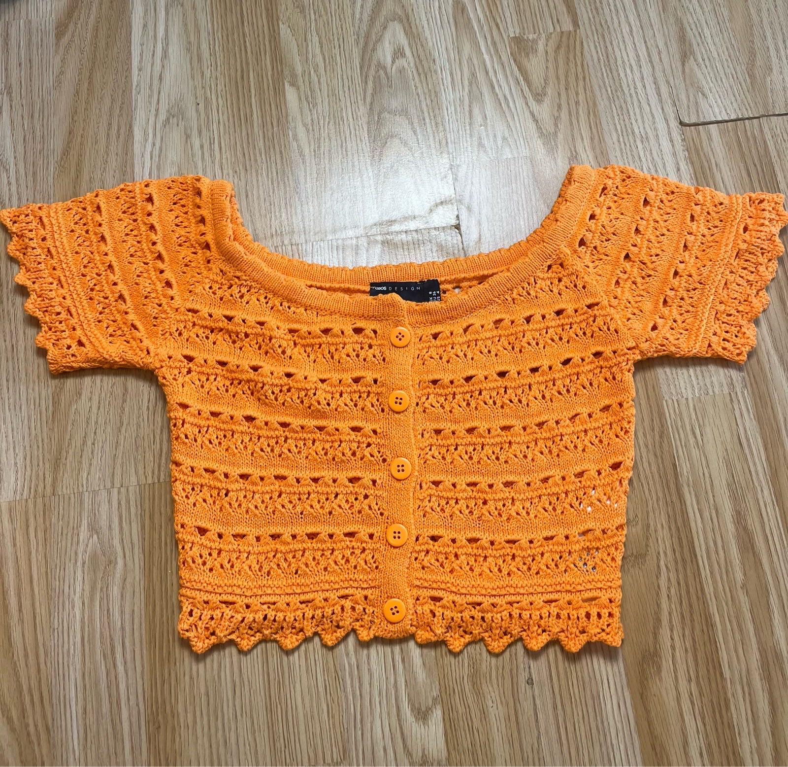 ASOS Design crotchet crop top