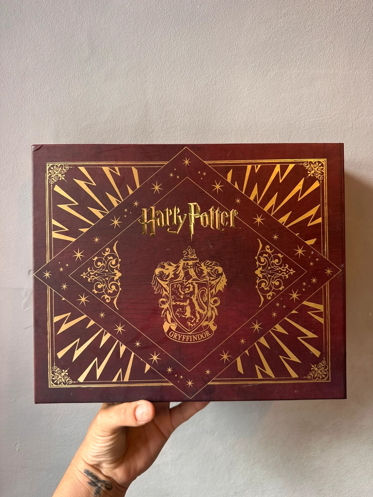 Harry Potter Gryffindor Deluxe Stationery Set Journal Wax Seal Gift Box