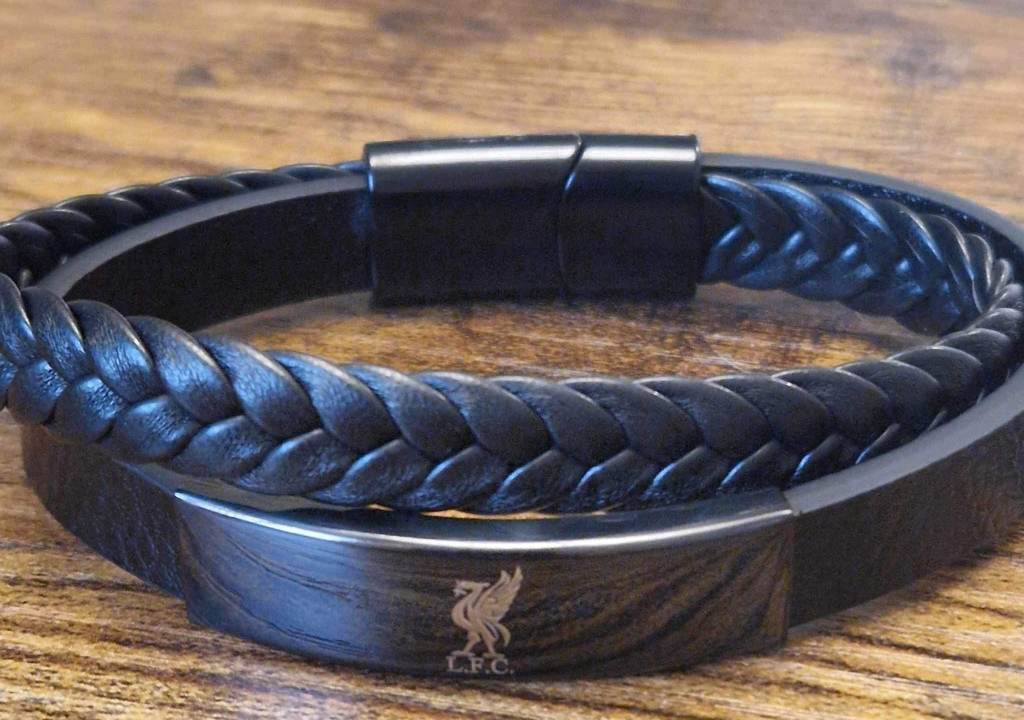Liverpool FC leather bracelet