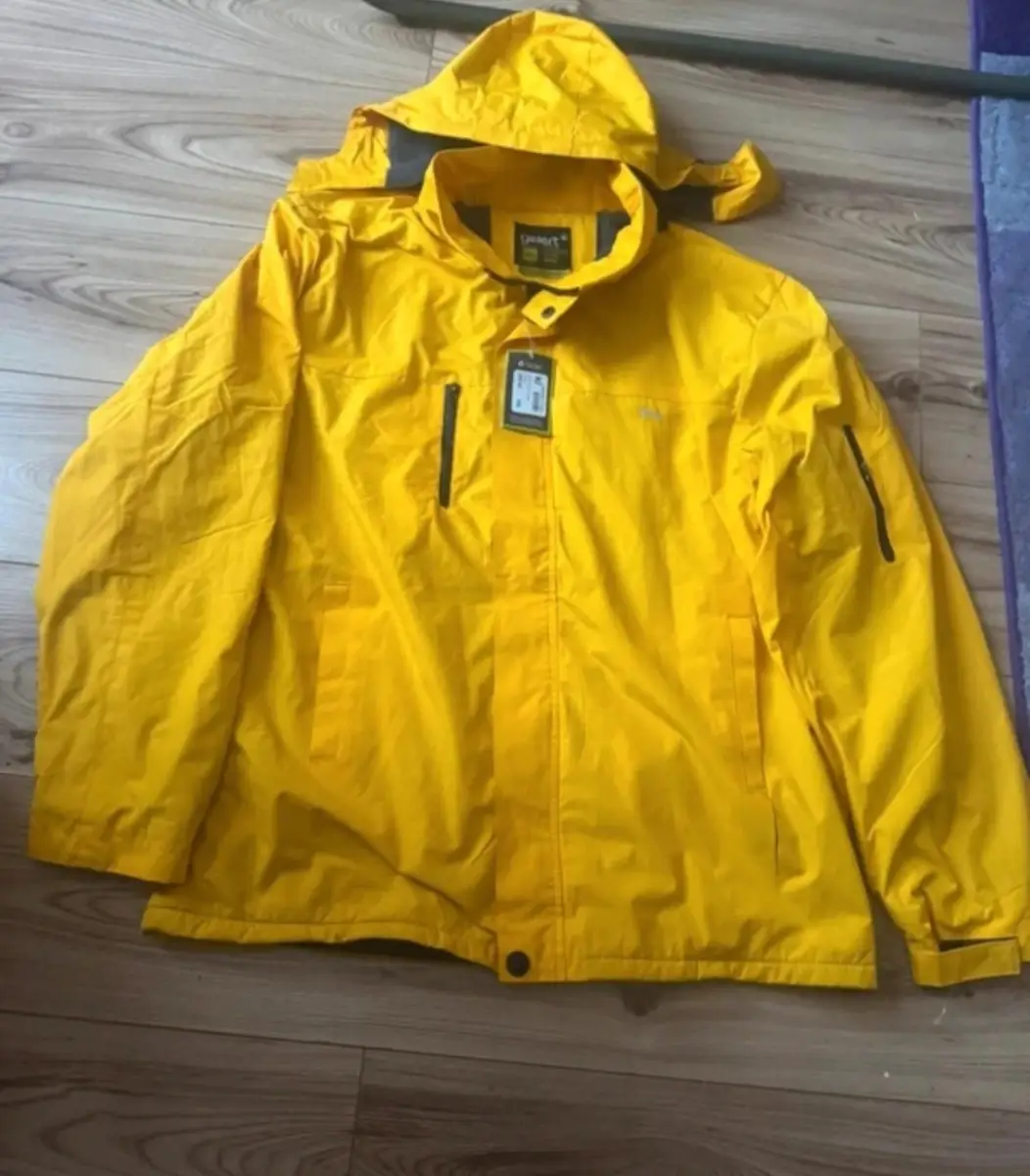 Mens gelert raincoat 3xl yellow brand new