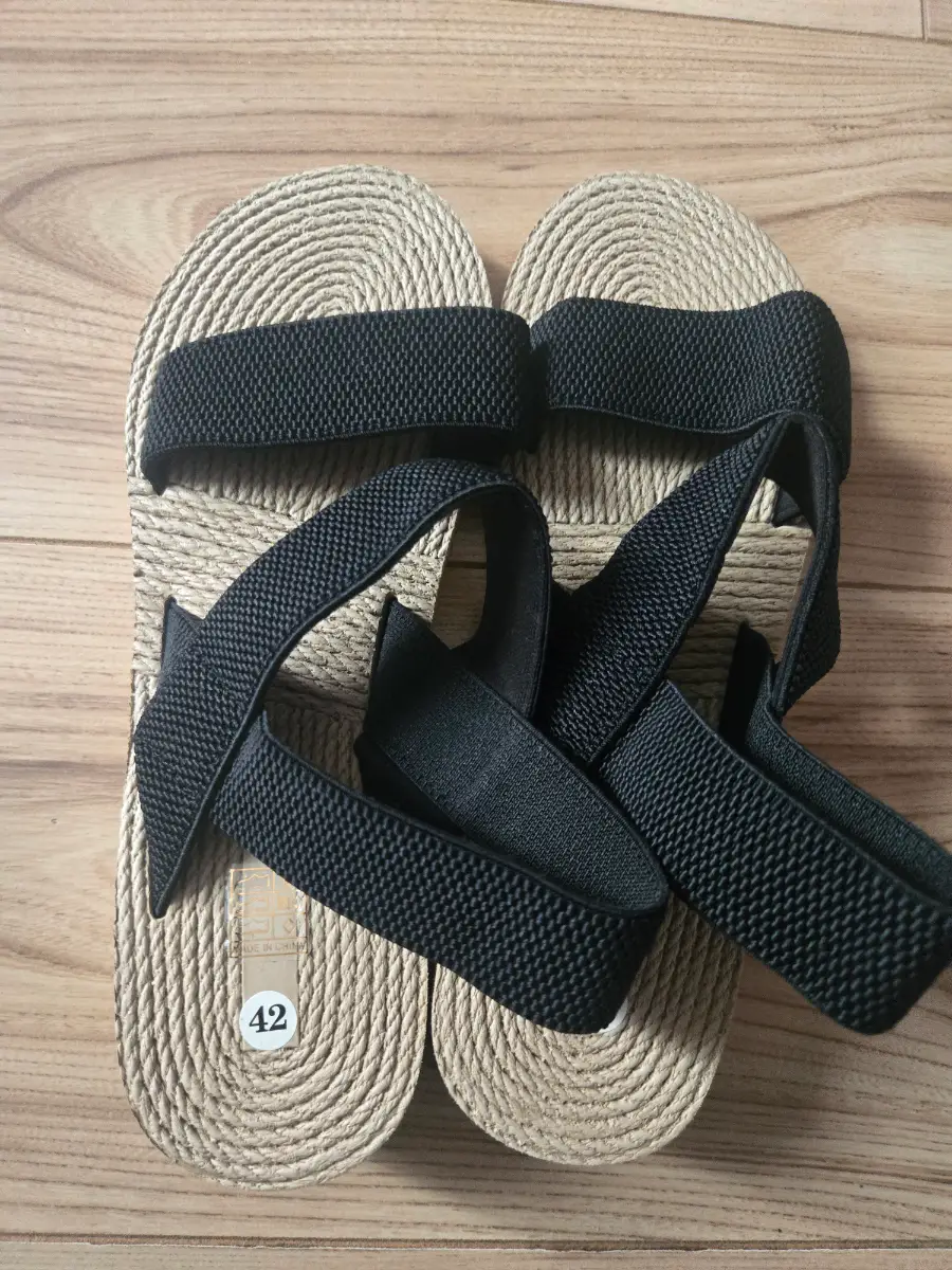 Ladies sandals si,e 7.5 shein black new