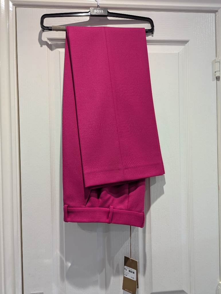 Ladies Boss pink smart trousers - NEW (paid £229)