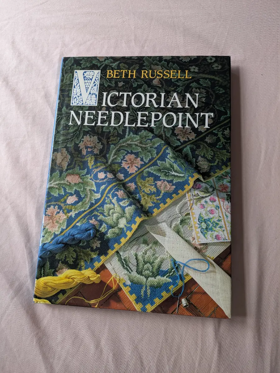 Victorian Needlepoint by Beth Russel hardcover in dust jacket