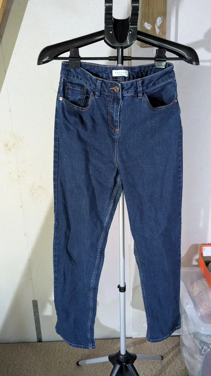 NEW Papaya Denim Dark Wash Straight Jeans 8