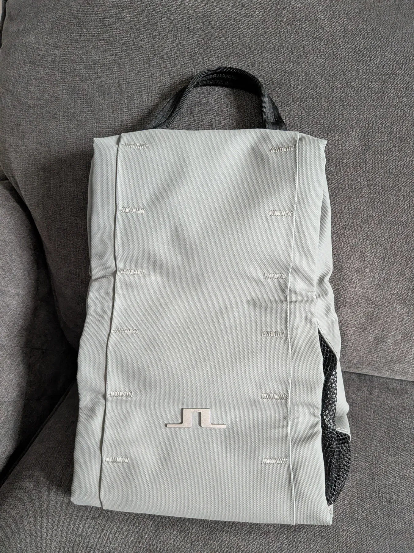 J Lindeberg Grey golf shoe bag travel holder