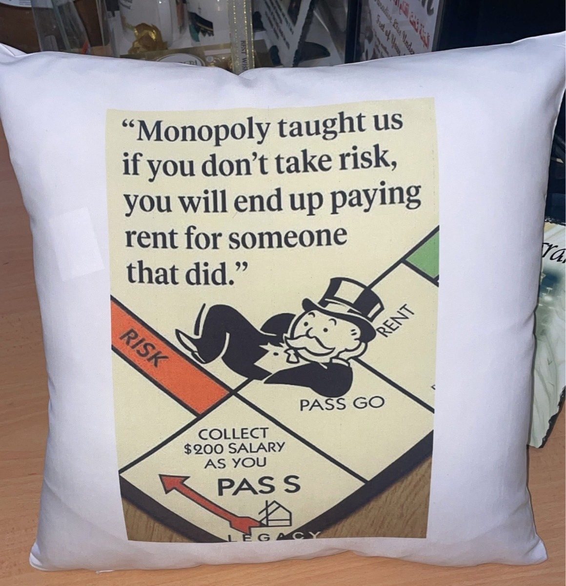 Monopoly cushion
