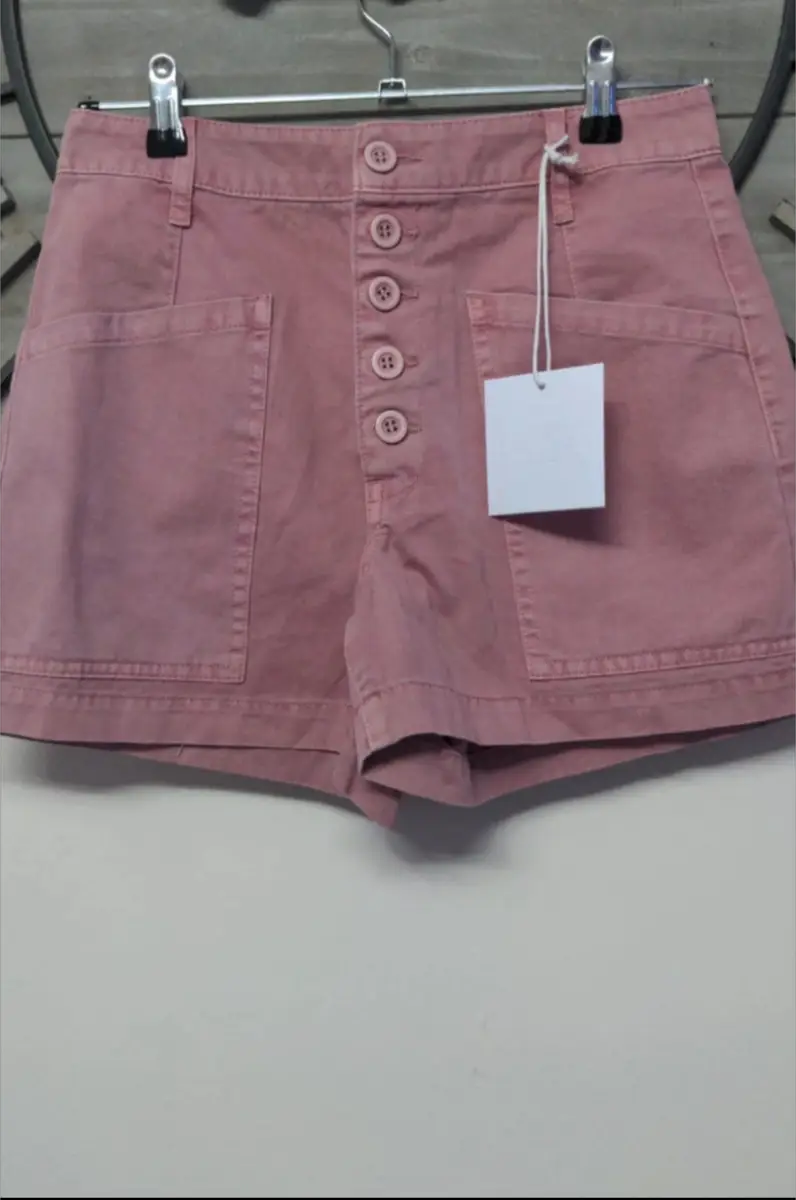 Pistola ash rose denim shorts size 8