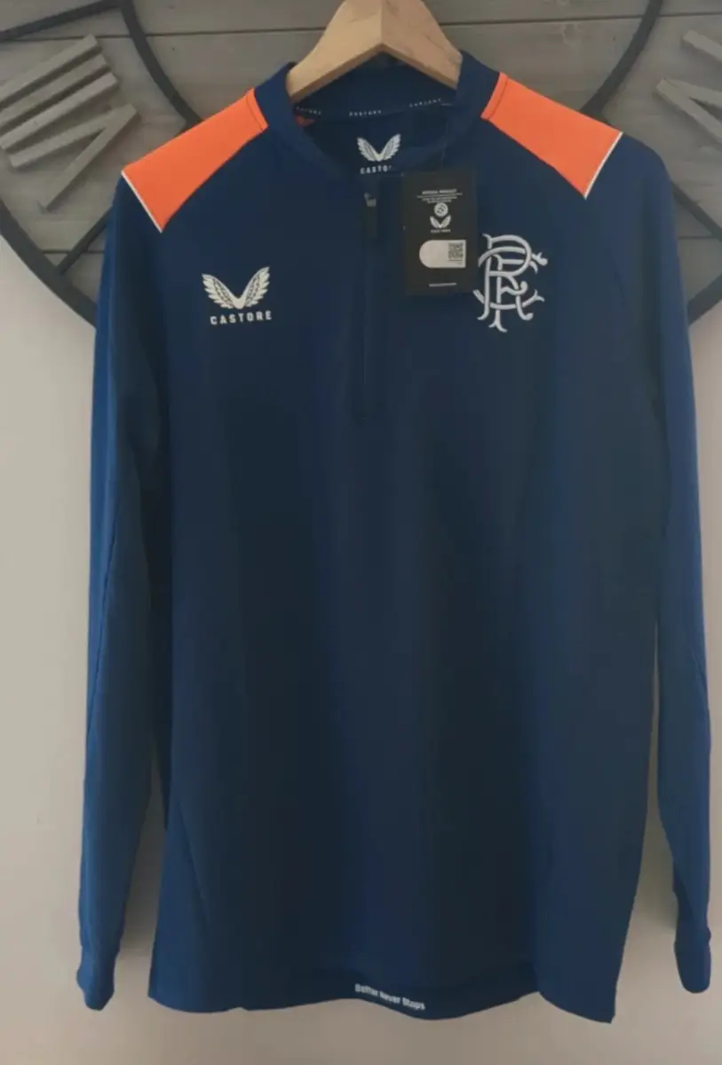 rangers training top size medium