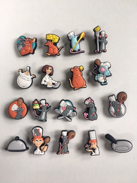 Remy Ratatouille 18 Piece Shoe Charm Set
