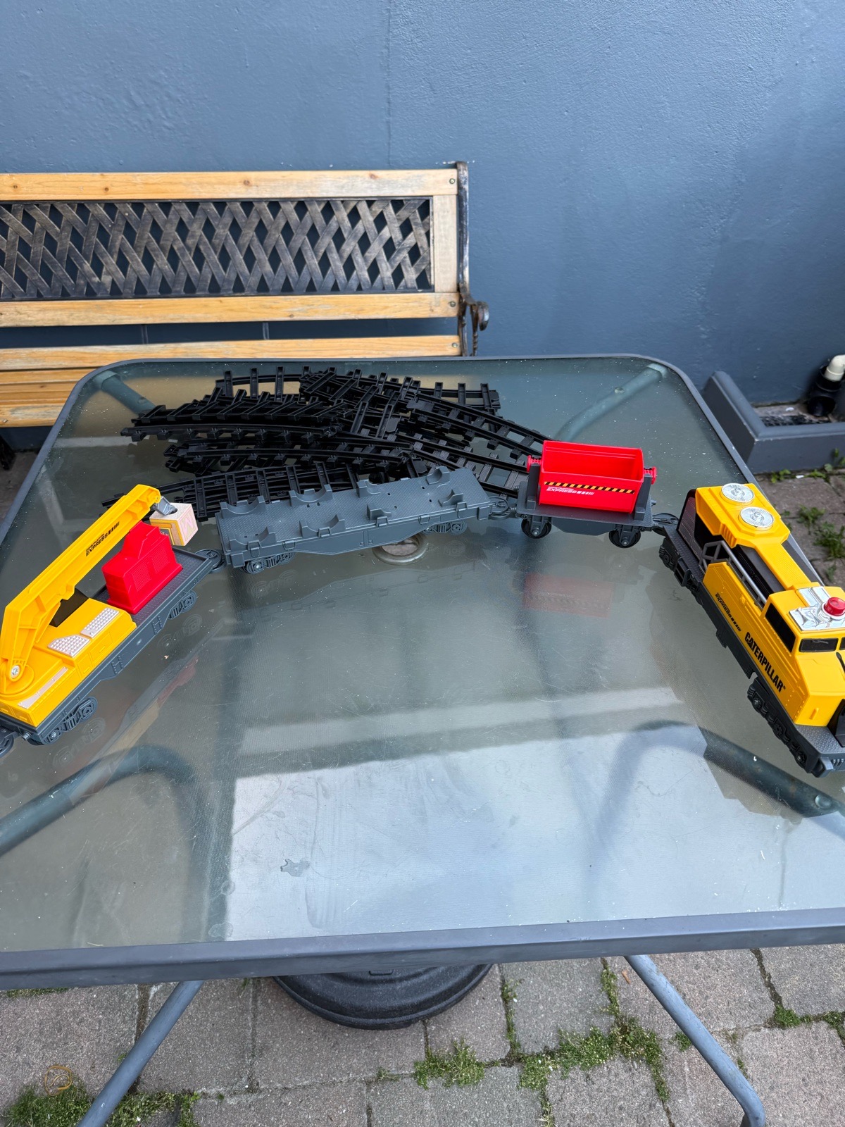 Caterpillar Construction Express Train Set