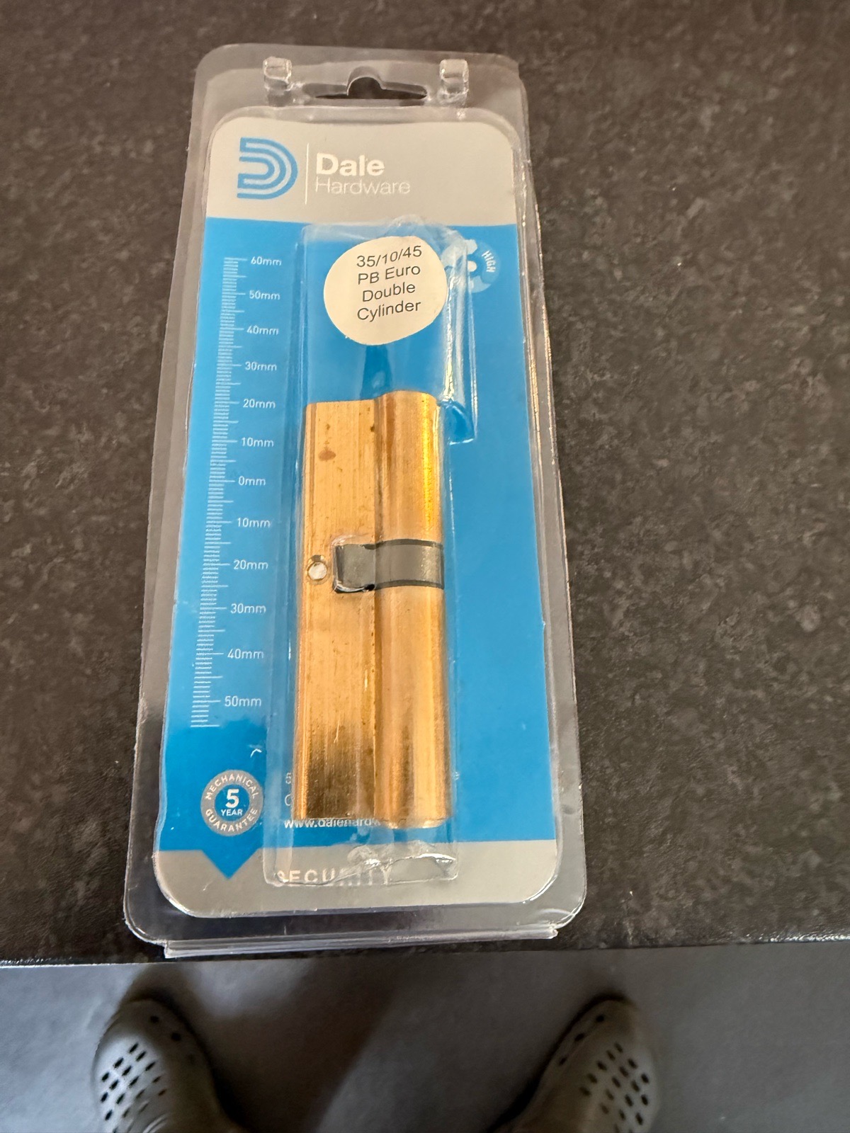 Dale Hardware PB Euro Double Cylinder