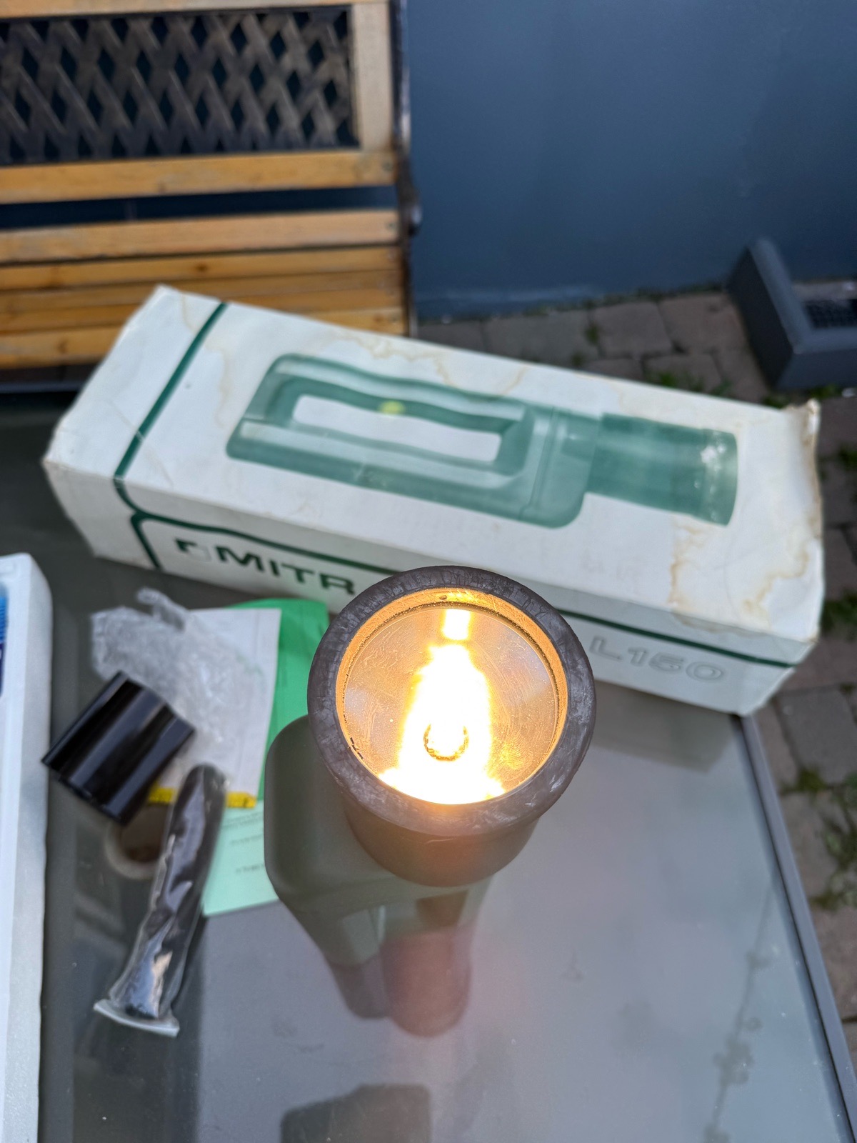 Vintage Flashlight MITRAPHOS L150