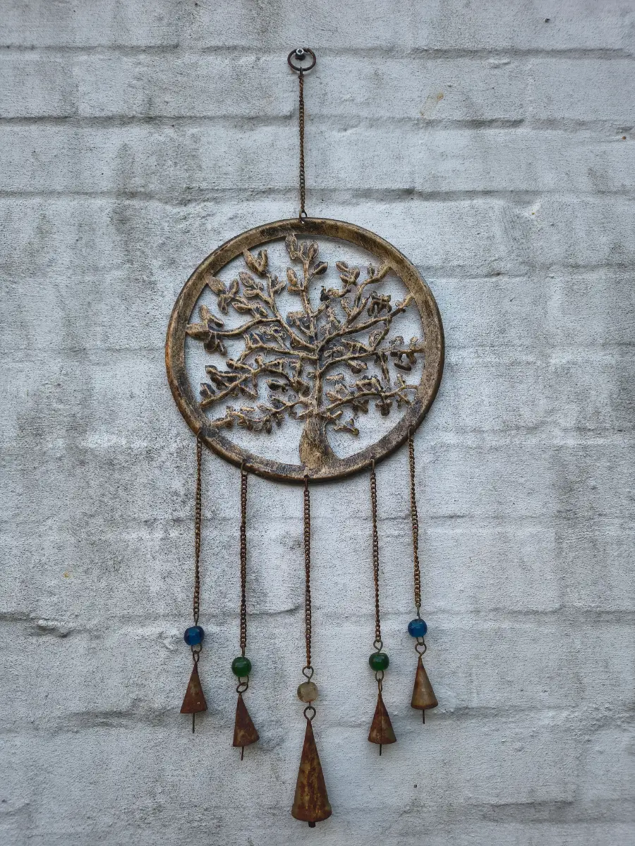 Tree of Life metal bells hanging chime