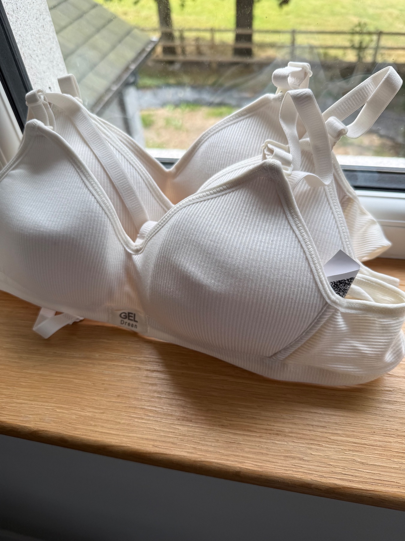 Brand new pack of three gel bras