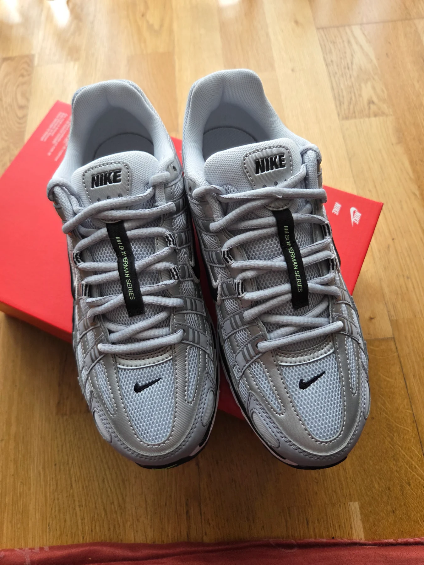 Nike P-6000 Wolf Grey Black Pure Platinum Mens UK 5.5 US 6 IQ7600-012 RRP £110