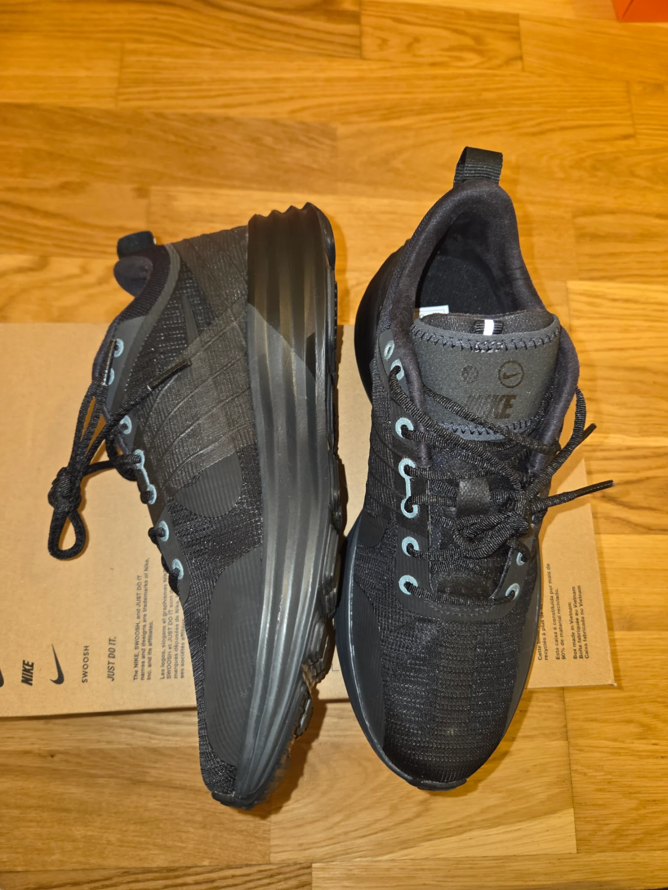 Nike Lunar Roam Dark Smoke Grey Black Mens UK 6 US 7.5 DV2440-002 RRP £134.99