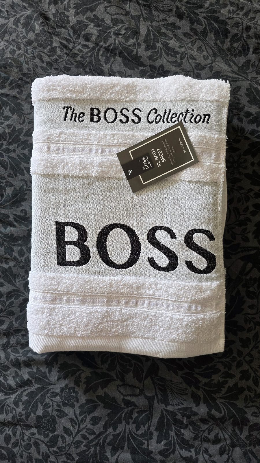 White The Boss Collection XL Bath Sheet