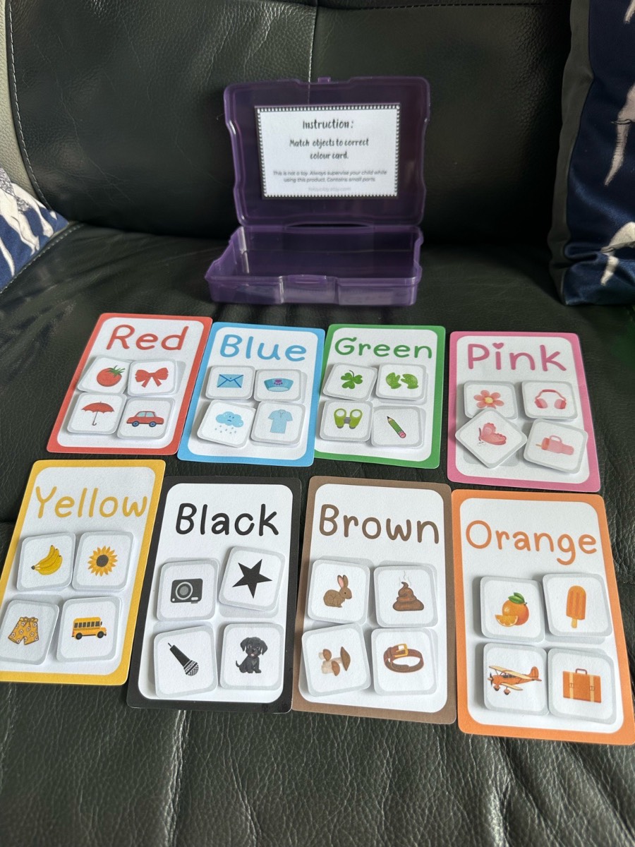 Colour sorting educational activity