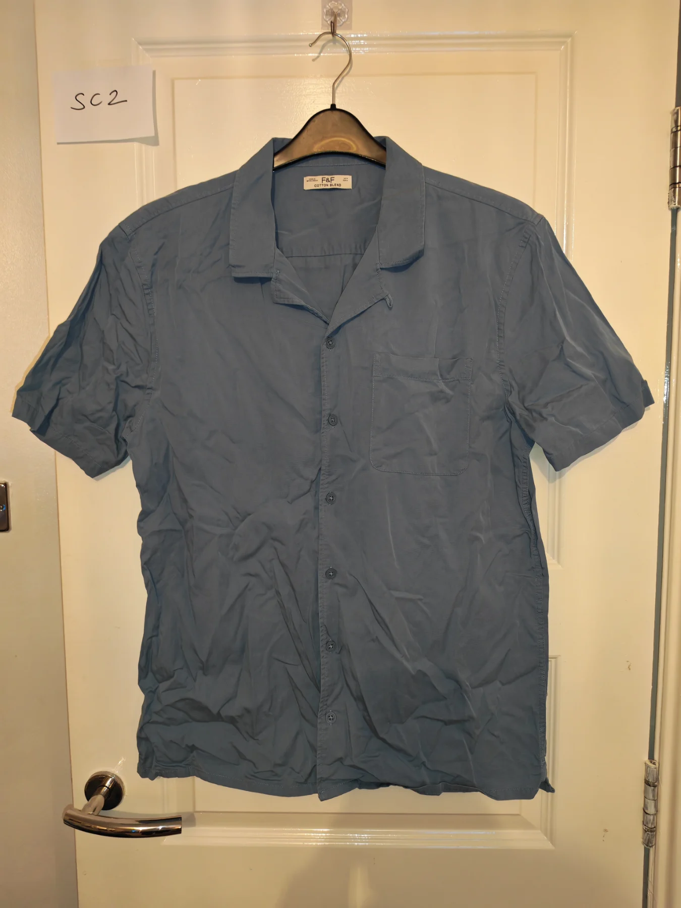 F&F mens short sleeve short size medium