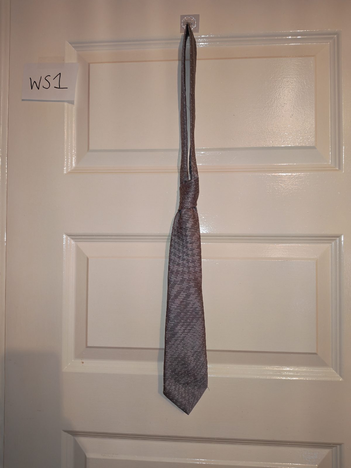 Slater mens silver mens tie