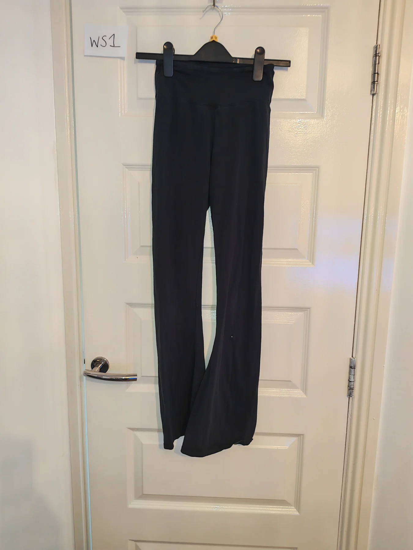 Primark woman's xxs bell bottom style trousers black