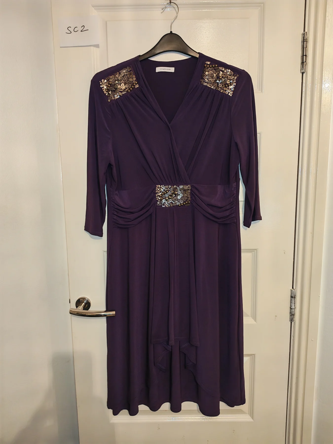 Windsmoor woman's size 16 evening dress purple