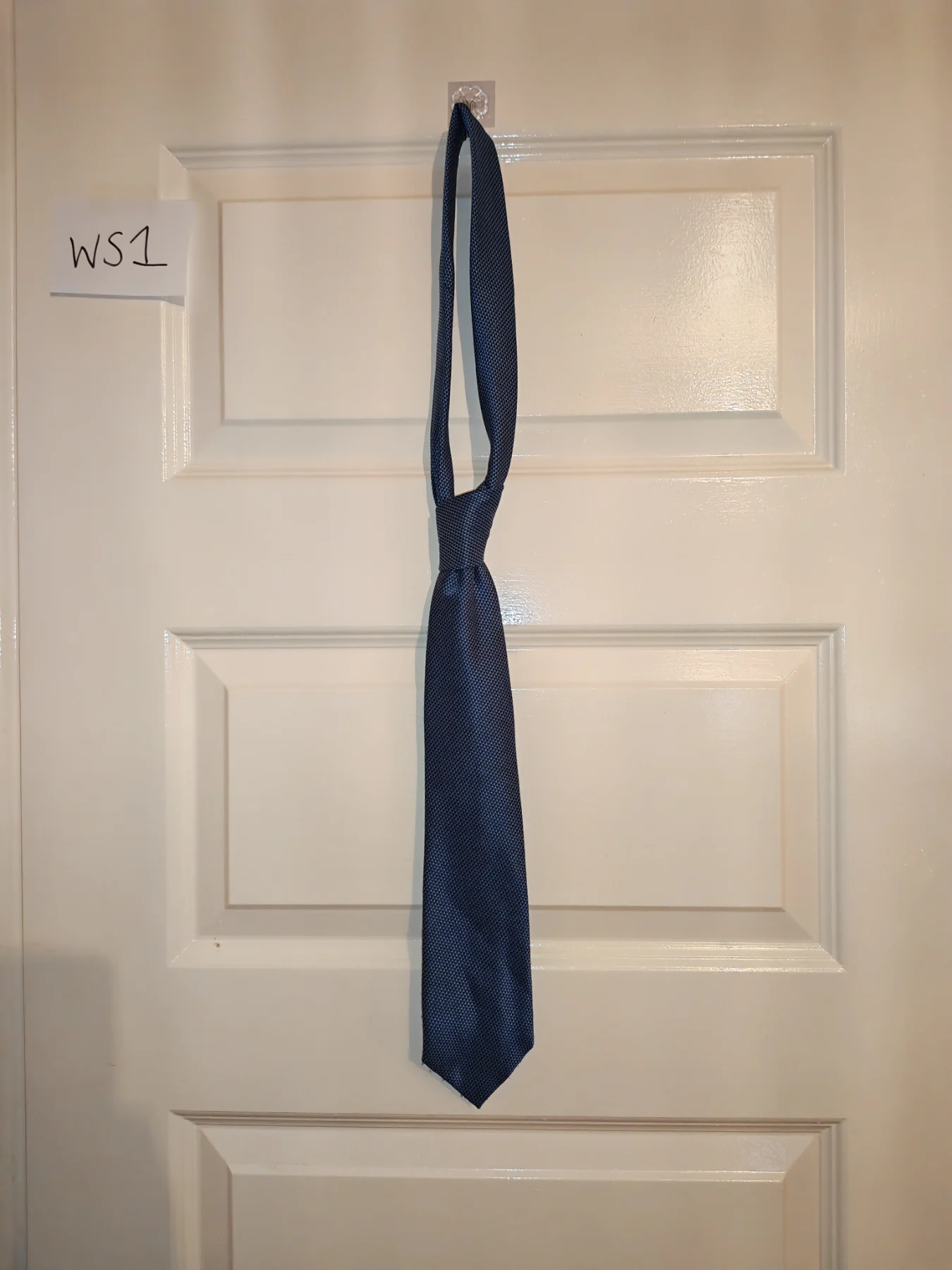 Marks and Spencers men's blue tie