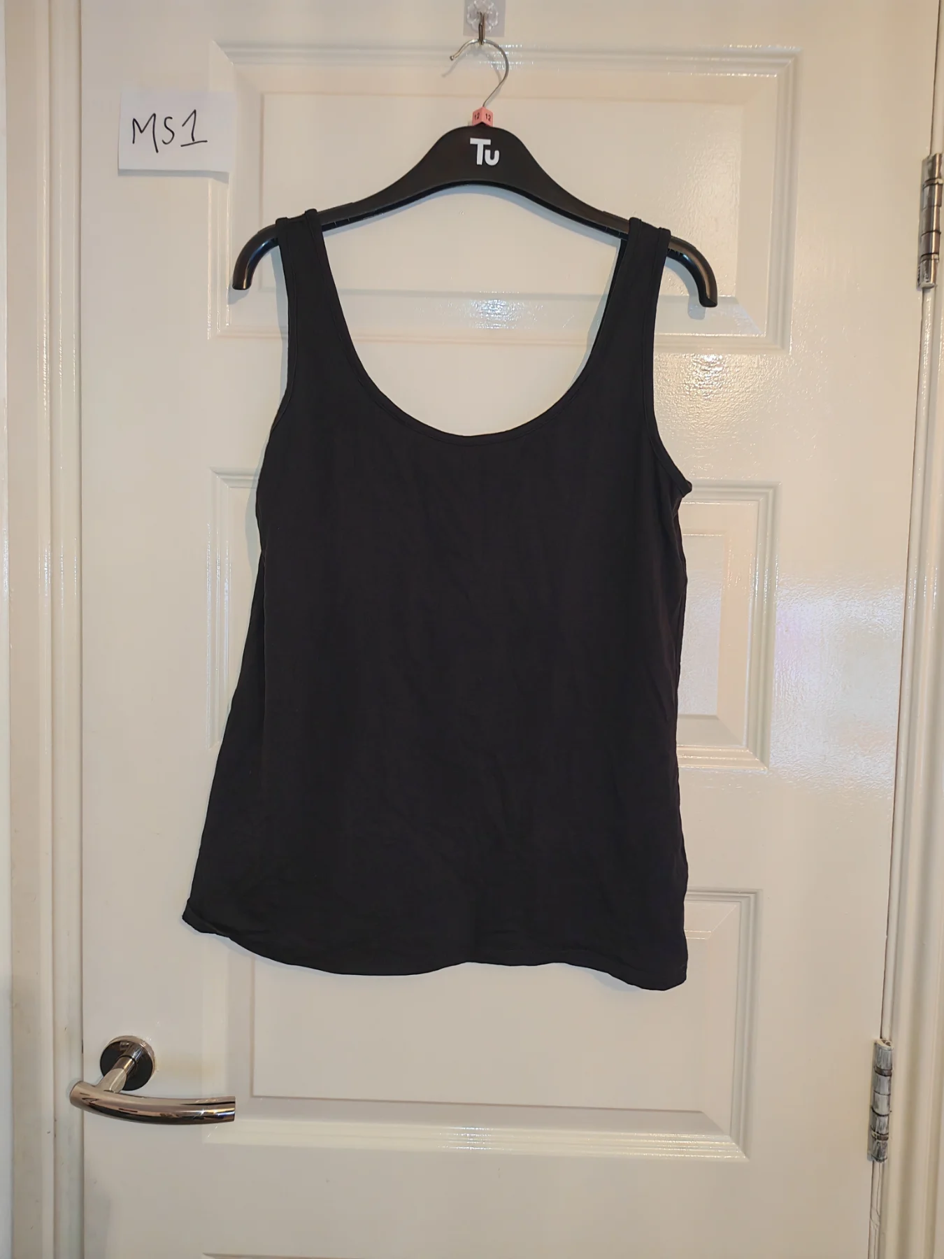 Next woman's vest top size 16 black