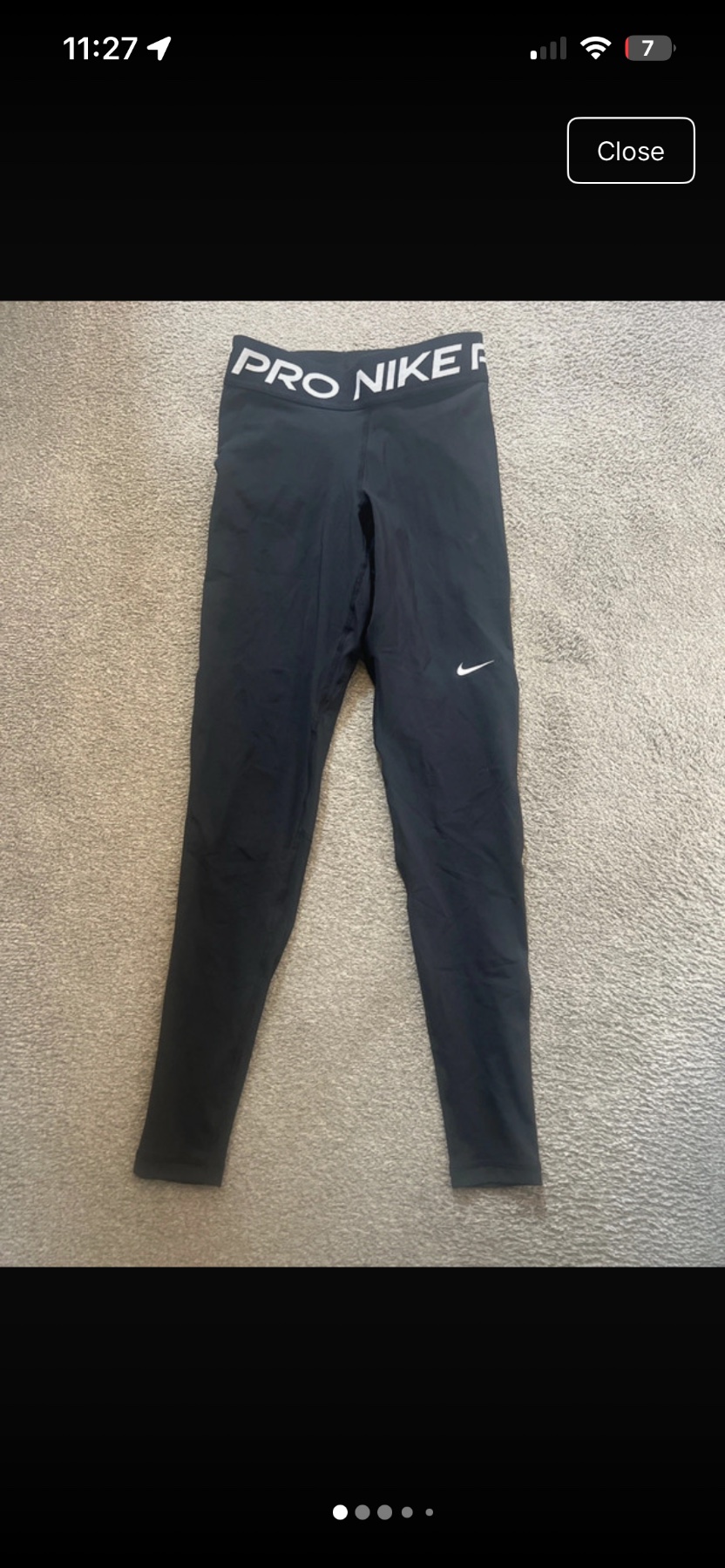 Nike pro girls leggins
