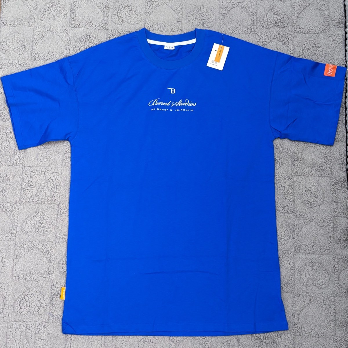 Burnt Studios graphic t-shirt Blue
