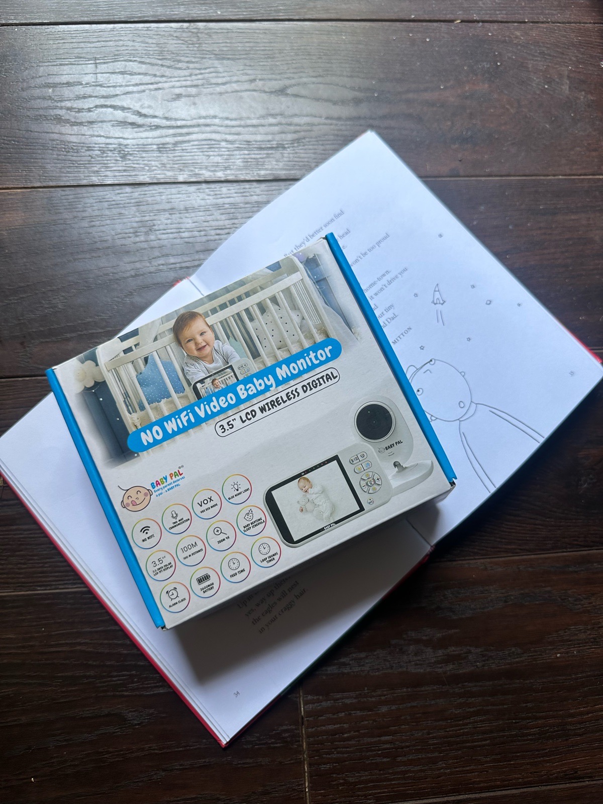 Baby PaL Video Baby Monitor - Crystal View - Talkback Feature