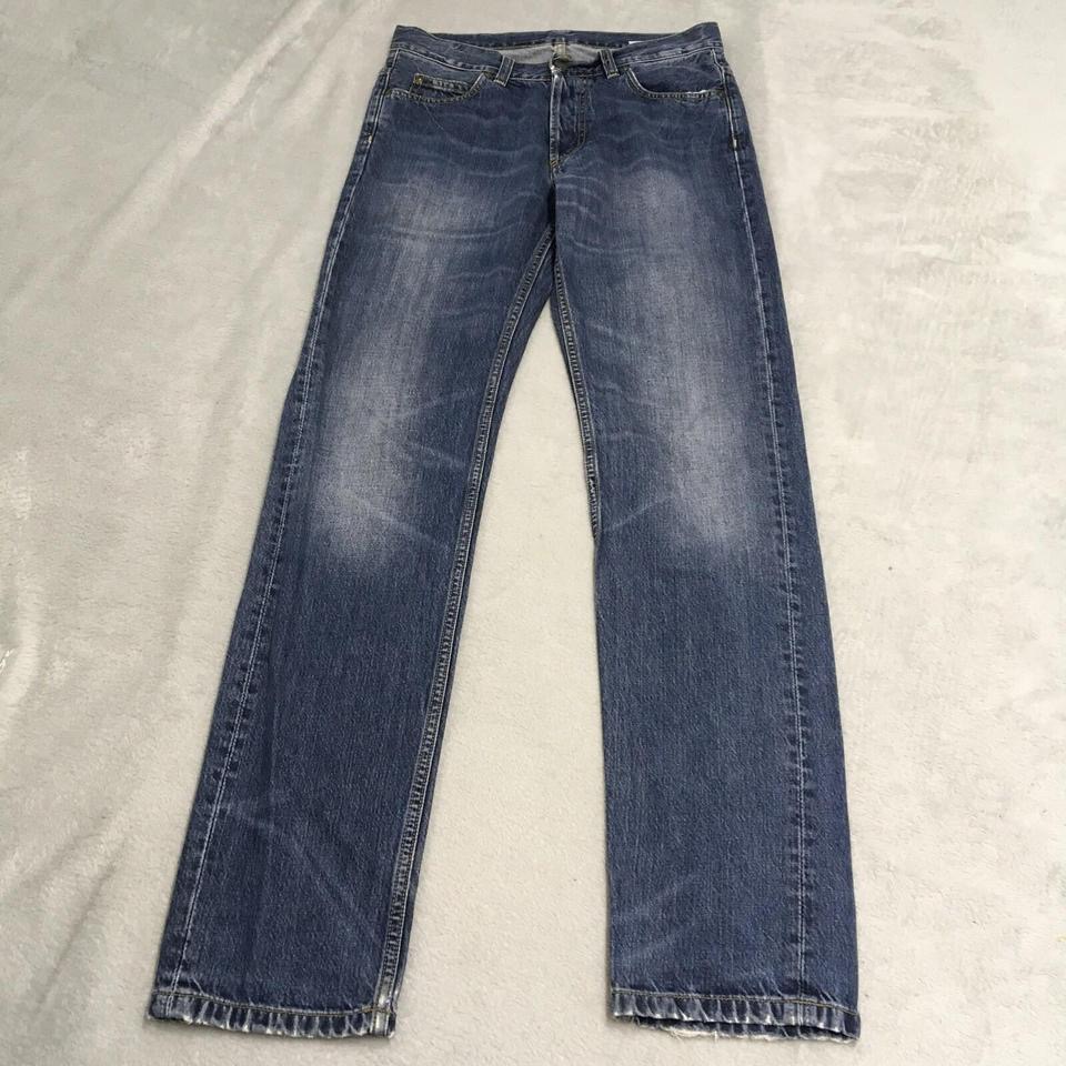 Carhartt Jeans Mens 28x32 Blue Denim Texas Pant II Slim Work Pant Carpenter W28