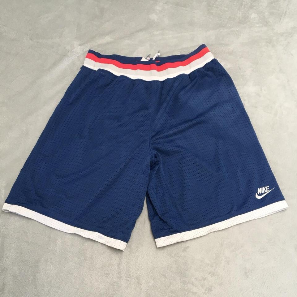 Nike Shorts Mens XL Blue Basketball Supreme Court Sports Swoosh Baggy Y2K Mesh