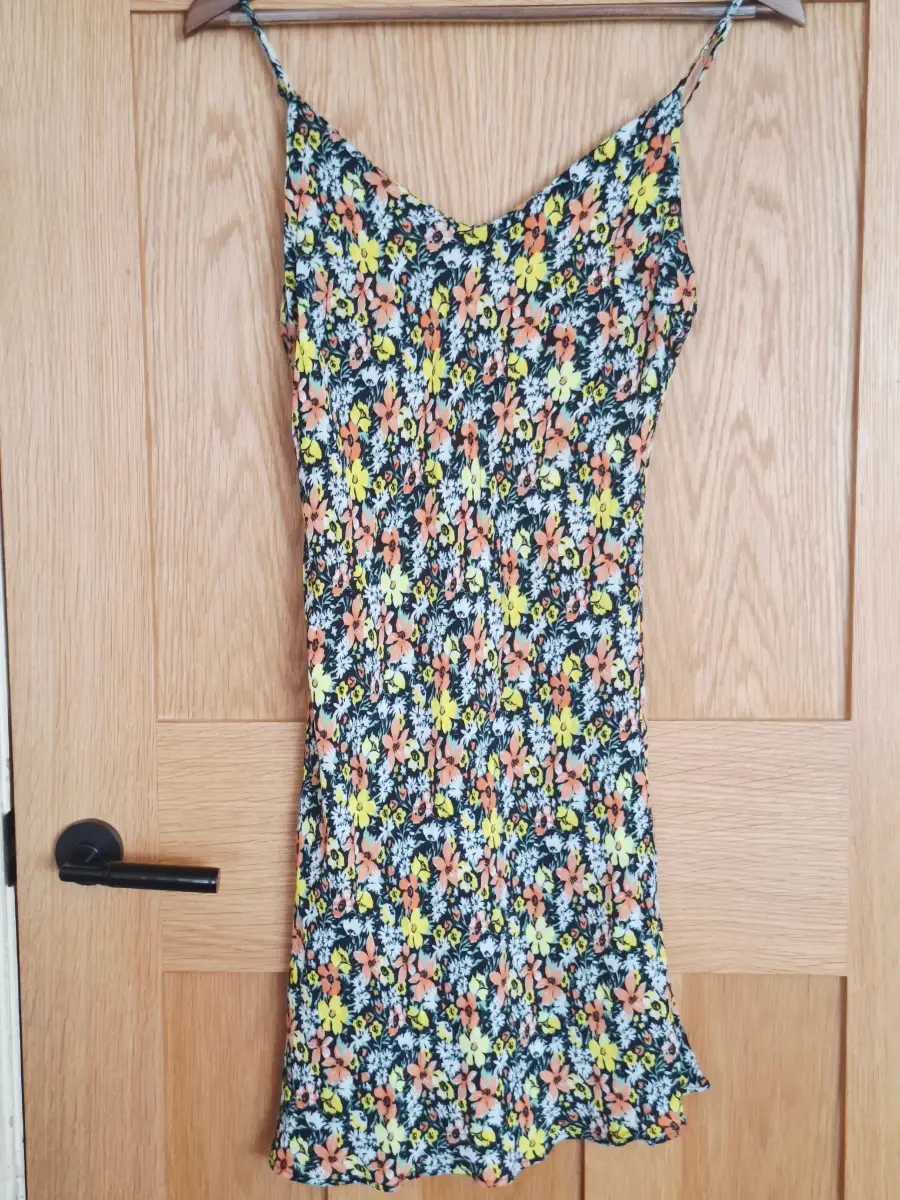 Miss Selfridge Floral Strappy Mini Dress Size 10