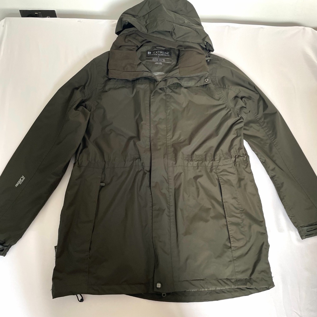 Mountain Warehouse Green Extreme Isodry 10000 Waterproof Breathable Coat Mens L