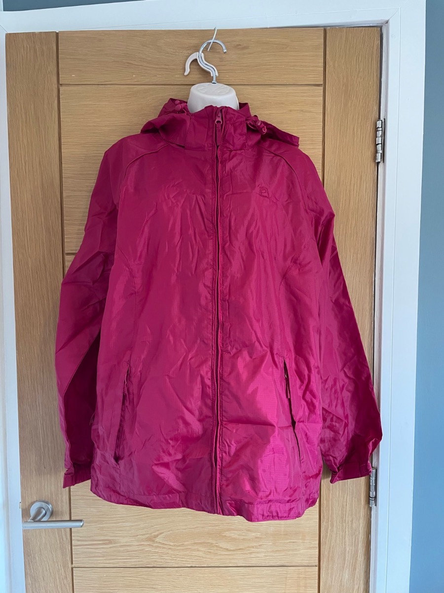 Mountain Essentials Windproof Pink Mac Size 16