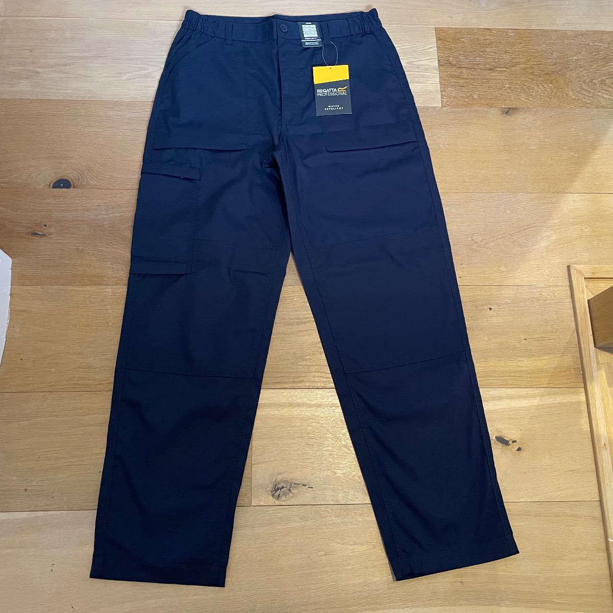 regatta professional navy blue water repellant trousers waist 32R 31L With Tags