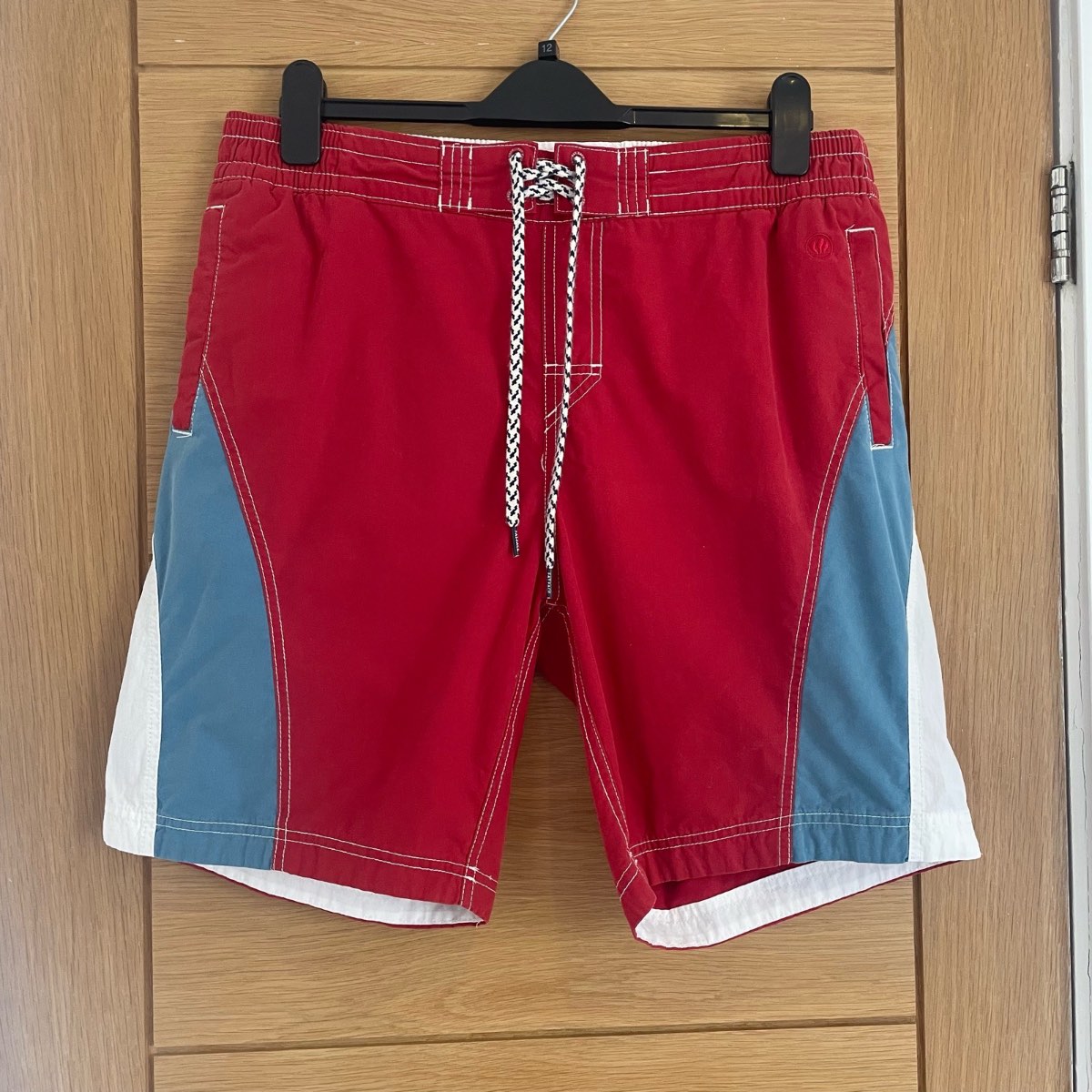 Fat Face Red Blue And White Swimming Shorts Size L Swimming Trunks