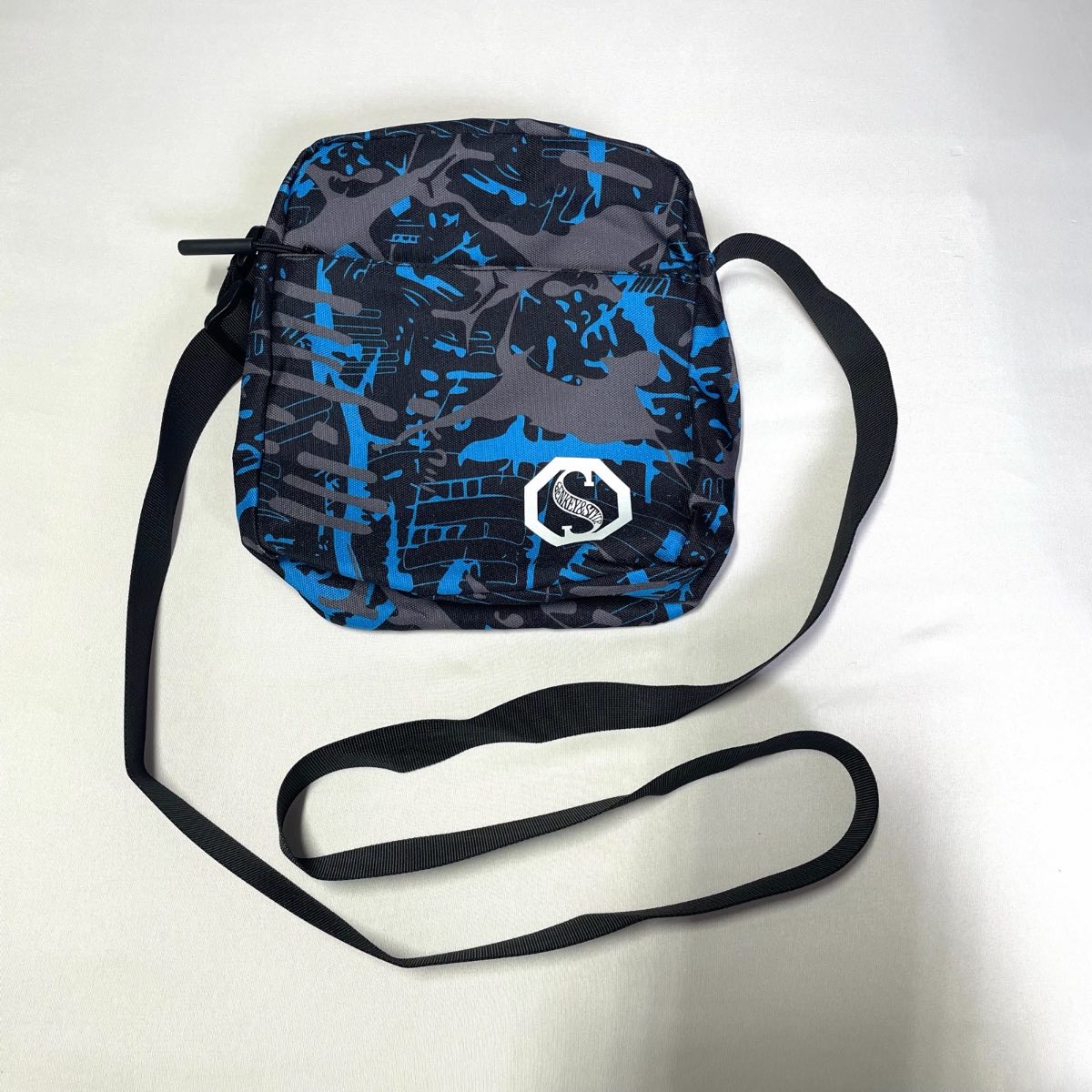 Senky Style Crossbody Bag Blue Black Grey