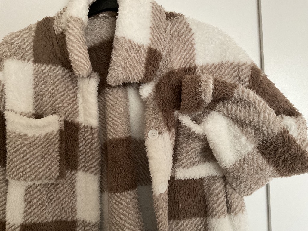 Soft fleecy Jacket Shein