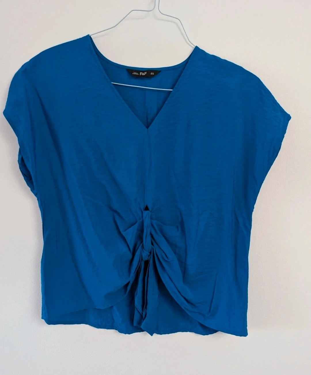 F&F blue blouse UK 10