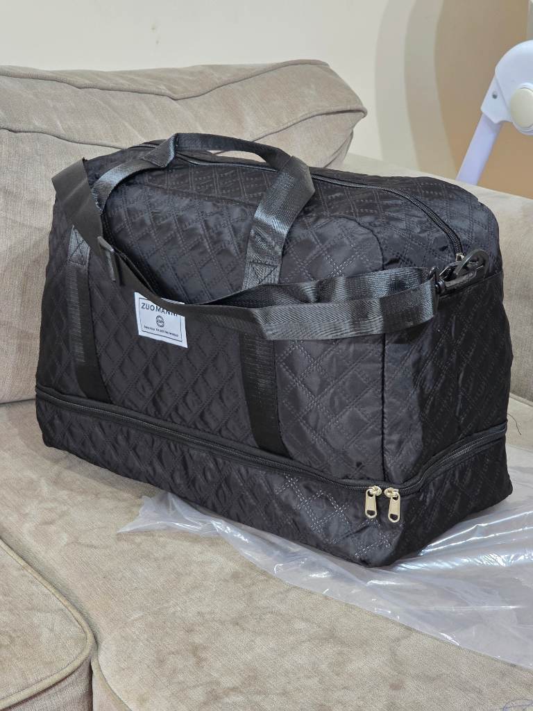 Black Large Capacity Women's Weekender Bag