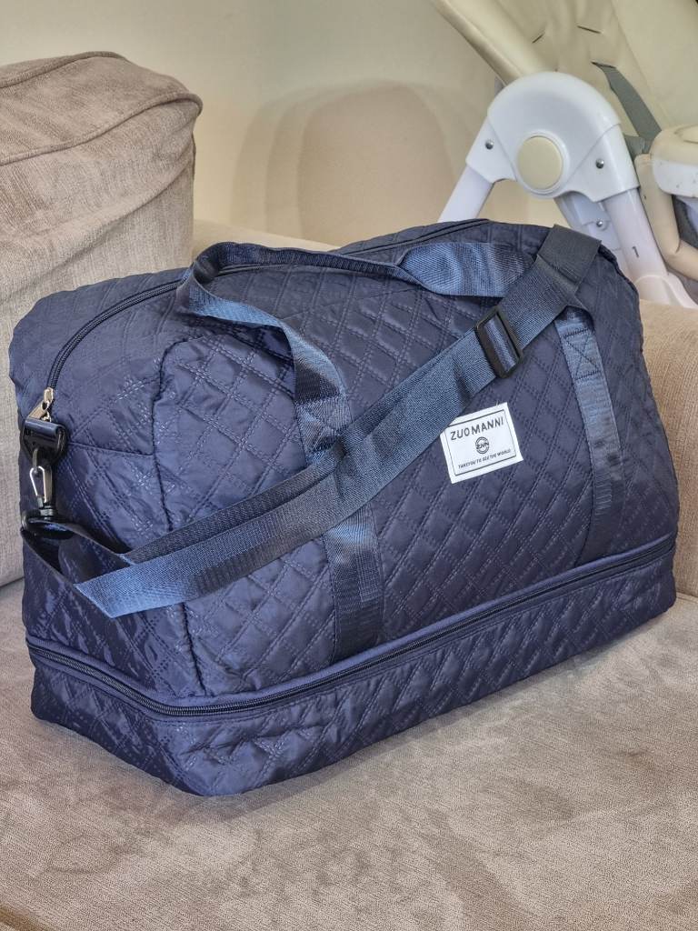 Navy Blue Large Capacity Women's Weekender Bag