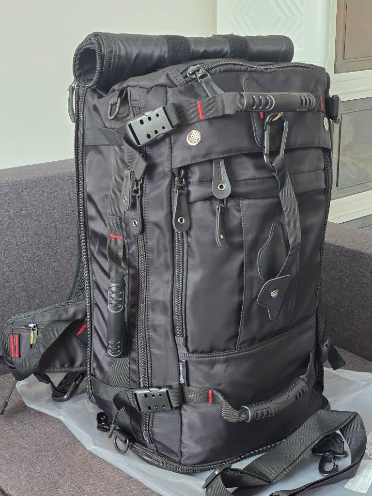 YOUMIAN Heavy-Duty Expandable Multifunctional Hiking Backpack, With Shoe Compartment (💯 Waterproof)