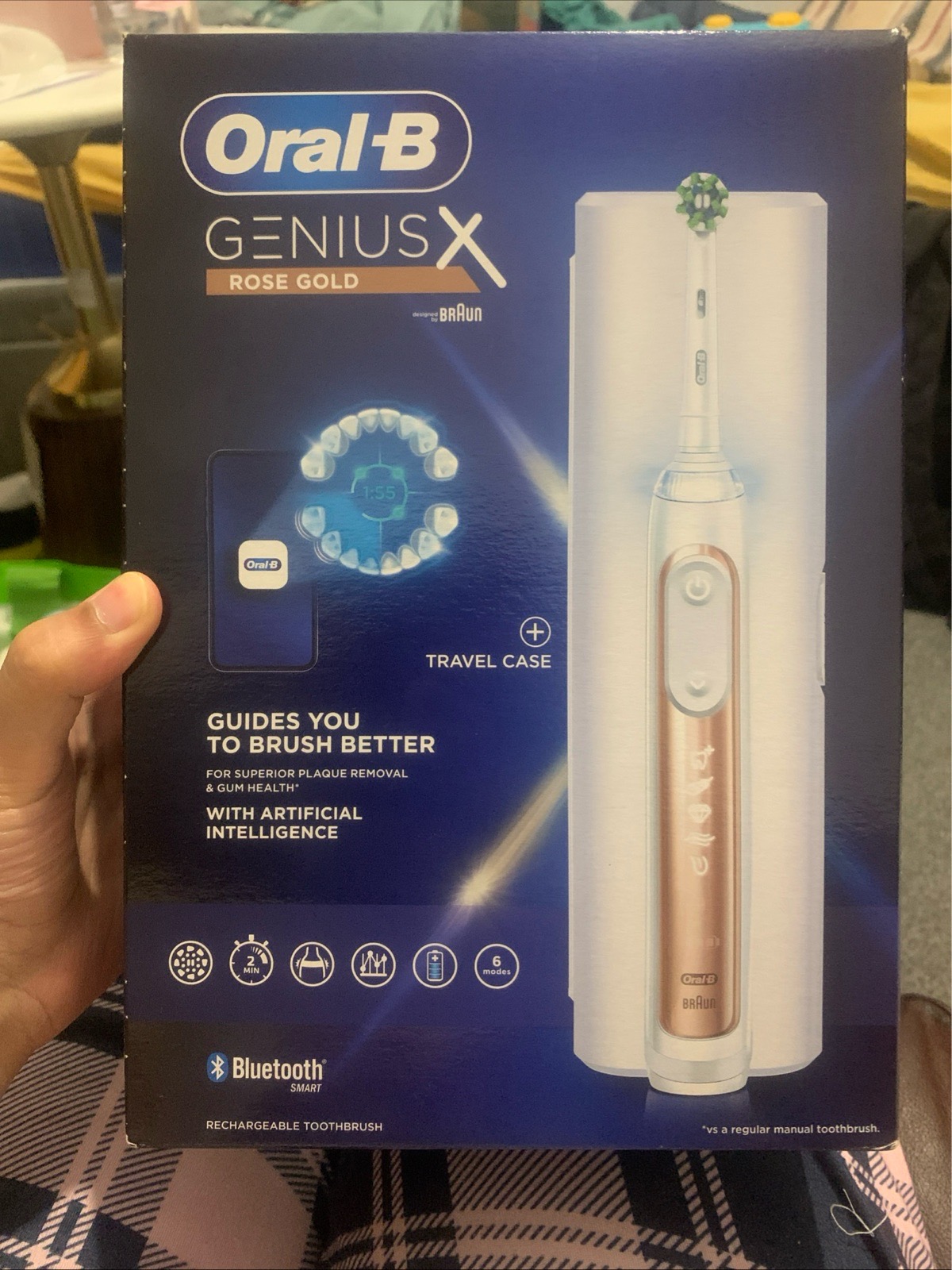 Oral-B Genius X- Rose Gold.
