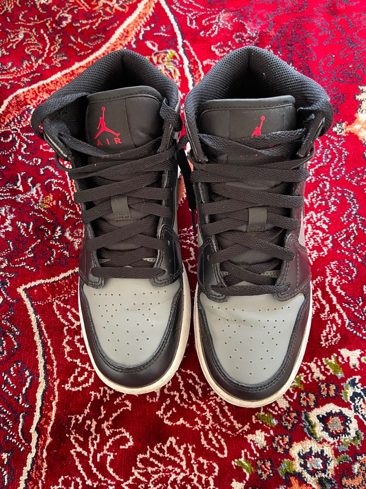 Nike Air Jordan 1 Mid 'Shadow' GS - Size UK 5